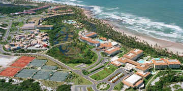 Vista aérea do Sauípe Fun na Costa do Sauípe