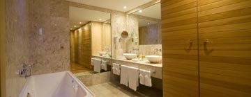 Banheiro no Hotel Pestana de Salvador