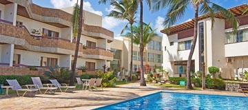 A piscina do Hotel Mar Brasil de Salvador