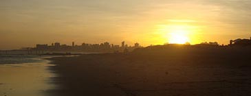Pôr-do-sol na Praia de Corsário