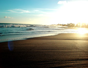 Solidão na Praia Corsrio em Salvador