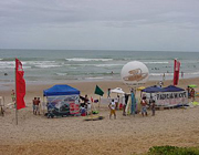 Campeonato de surf na Praia Jaguaribe em Salvador