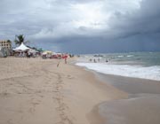 A Praia Pituba em Salvador
