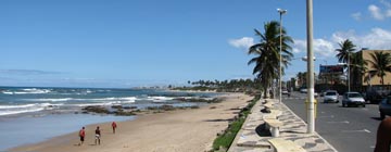 A Praia da pituba de Salvador da bahia