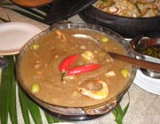 Sopa Baiana com Pimenta e Camarão